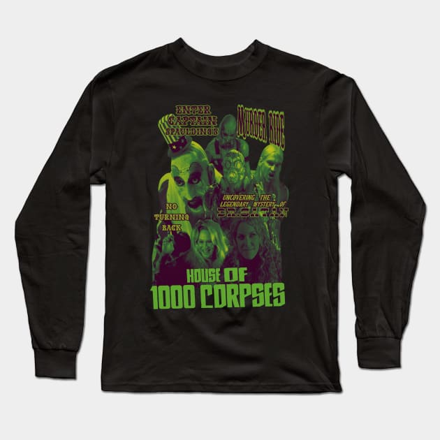 House Of 1000 Corpses, Cult Horror. (Version 1) Long Sleeve T-Shirt by The Dark Vestiary
